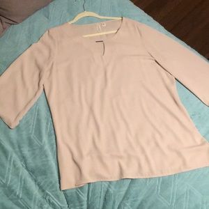Tan blouse NWOT 100% polyester